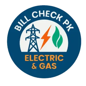 Bill Check PK logo for electric and gas bill services
