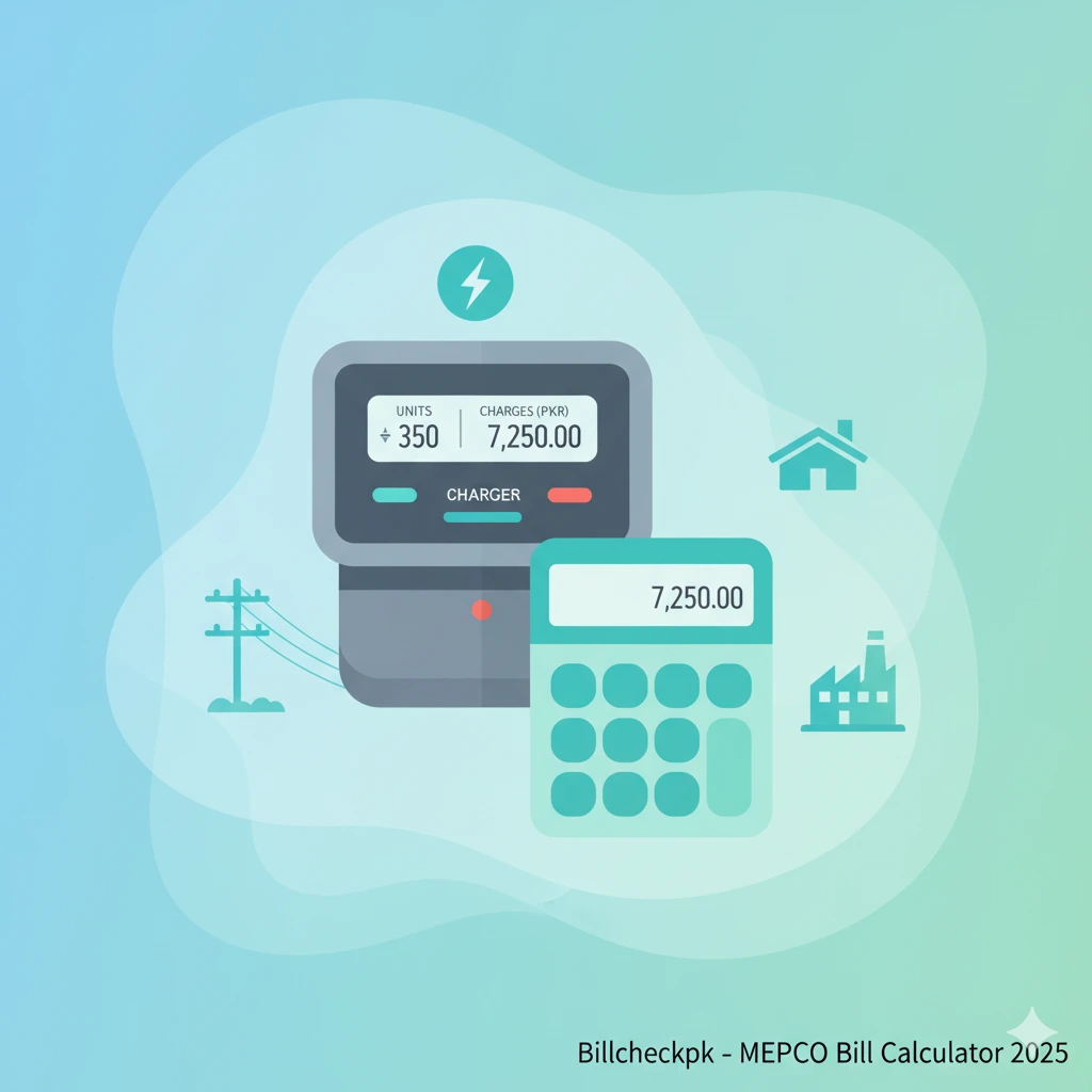 MEPCO Electricity Bill Check Online | Duplicate Bill – Billcheckpk 2 MEPCO Bill Calculator 2025 – Online electricity bill estimation tool