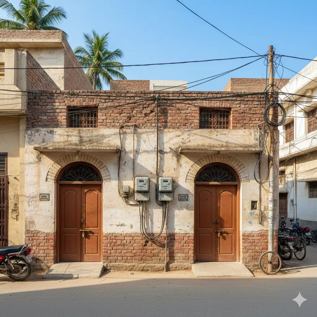 two electricity meter